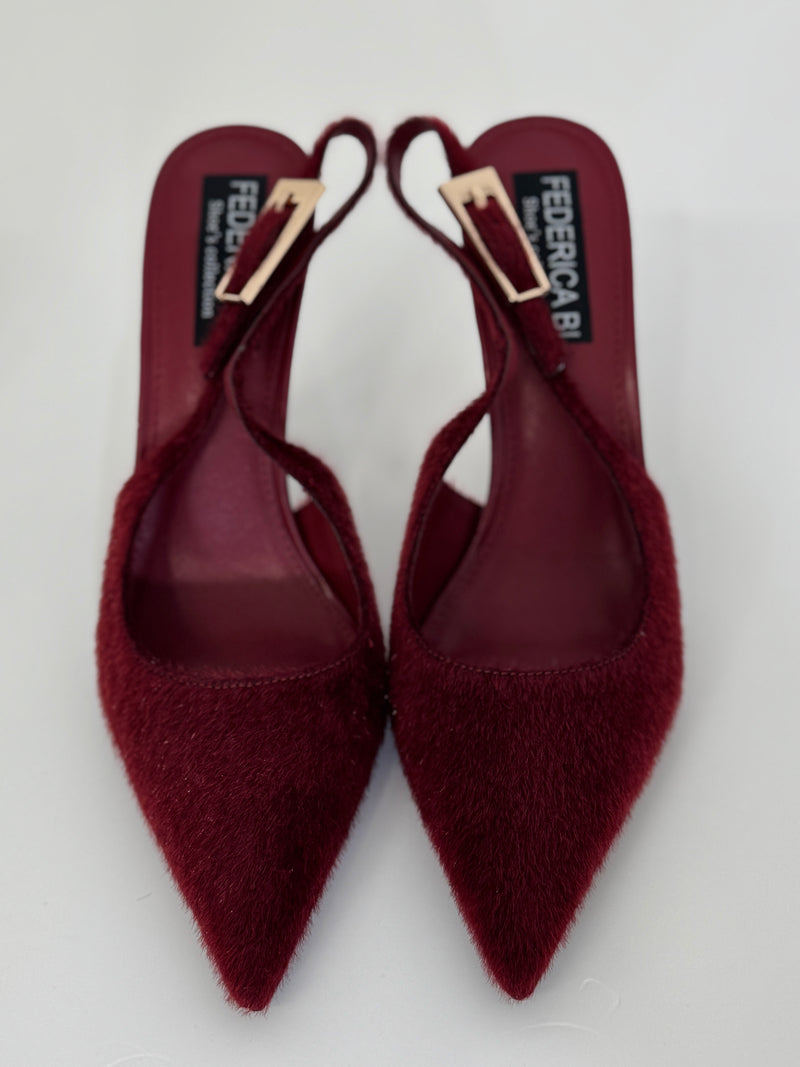 Sling back in ecocavallino FEDERICA BI ( vari colori )