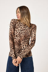 Maglia misto cachemire stampa macu FEDERICA BI