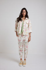Denim leggero floreale ALLY BY FEDERICA BI