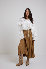 Gonna in suede FEDERICA BI