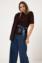 Denim blu over FEDERICA BI