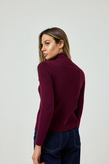 Cardigan zip FEDERICA BI ( vari colori )