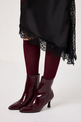 Gonna nera in viscosa e pizzo FEDERICA BI