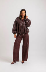 Giacca bordeaux FEDERICA BI