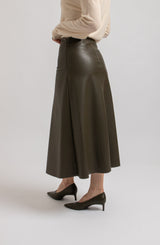 Gonna verde militare FEDERICA BI