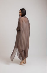 Kimono lungo moro FEDERICA BI