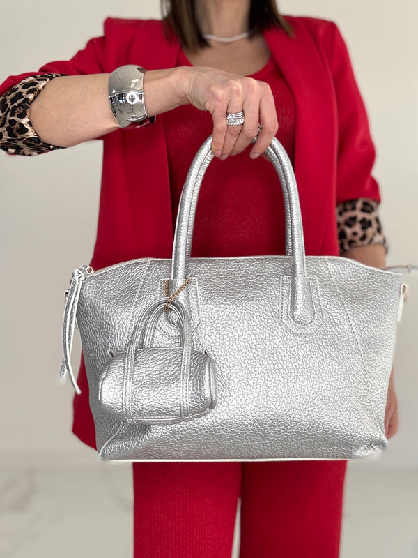 Borsa ISABEL argento FEDERICA BI