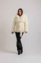 Ecopelliccia bianca FEDERICA BI