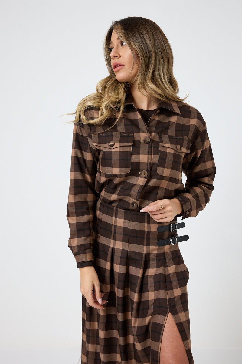 Gonna lunga tartan kilt FEDERICA BI