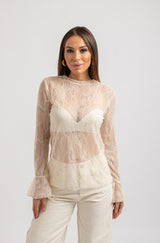 Maglia in pizzo FEDERICA BI (tre colori)