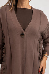 Cardigan frange FEDERICA BI