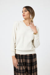 Maglia cut out lurex FEDERICA BI ( più colori )