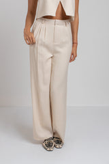 Tailleur beige bottoni FEDERICA BI