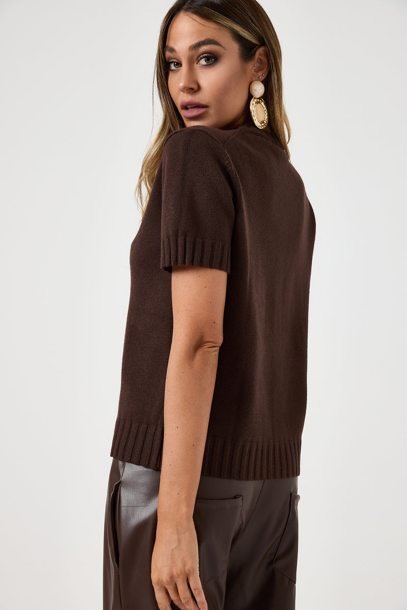 Maglia marrone FEDERICA BI