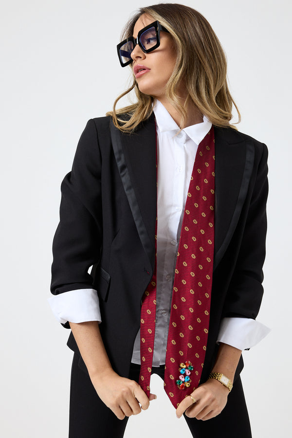 Cravatta in seta FEDERICA BI