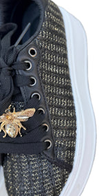 Sneackers nera gioiello FEDERICA BI