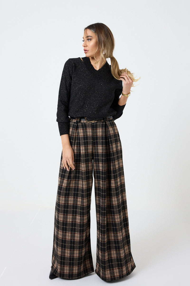 Maglia cut out lurex FEDERICA BI ( più colori )