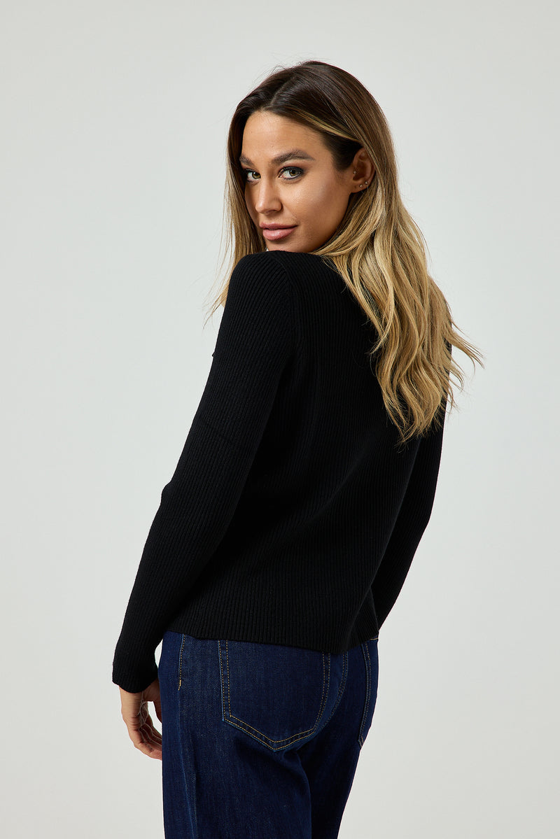 Cardigan zip FEDERICA BI ( vari colori )