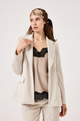 Top in viscosa e pizzo FEDERICA BI