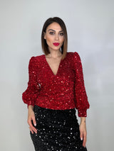 Maglia in paillettes FEDERICA BI