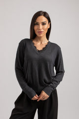 Maglia tricot lana e seta FEDERICA BI