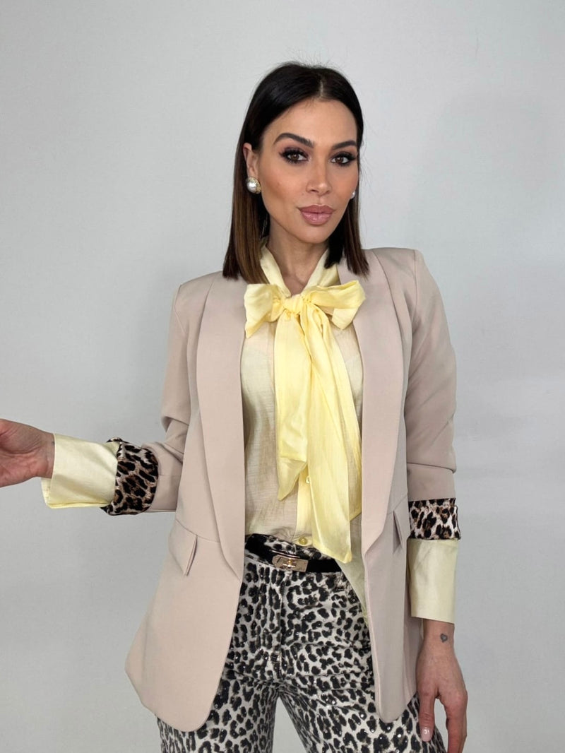 Blazer beige DIANA FEDERICA BI