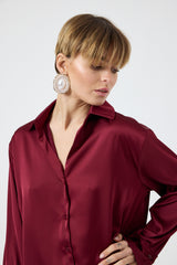 Camicia in raso FEDERICA BI ( più colori )