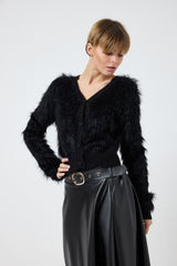 Cardigan in ciniglia FEDERICA BI ( due colori )