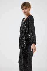 Maglia in paillettes FEDERICA BI
