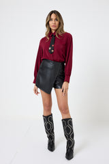 Stivale nero borchiette FEDERICA BI