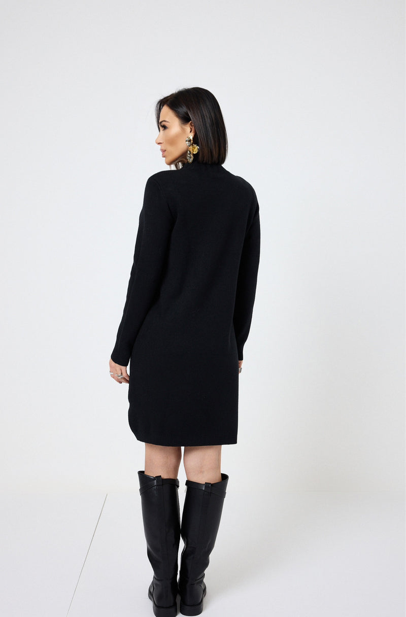 Abito nero in maglia FEDERICA BI