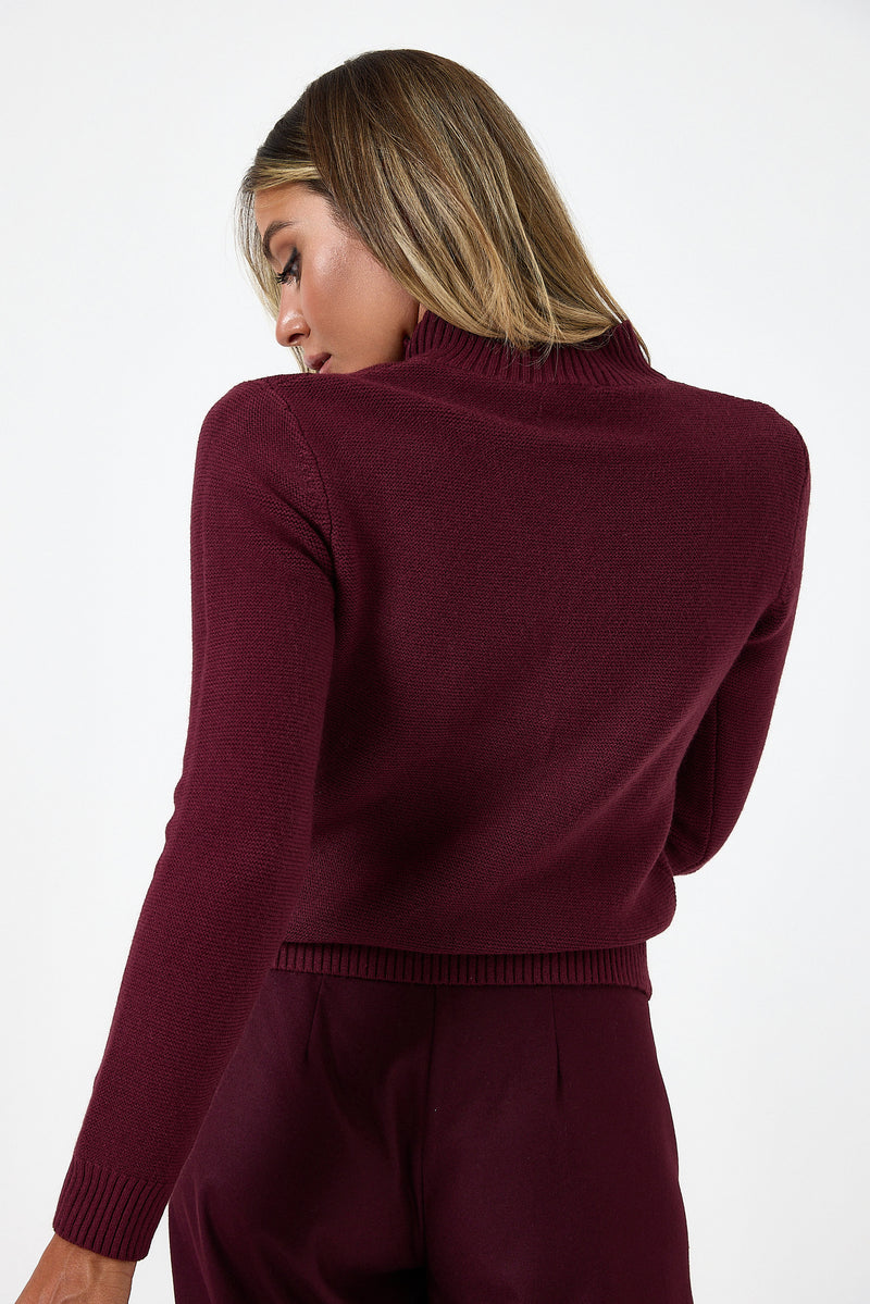 Maglia treccia FEDERICA BI ( vari colori )