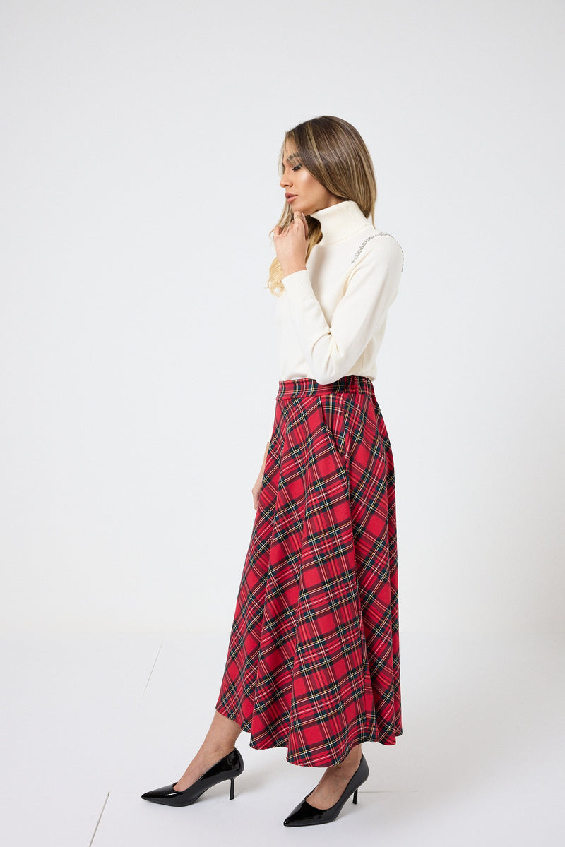 Gonna lunga tartan FEDERICA BI