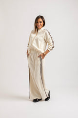 Completo in felpa bianco latte FEDERICA BI