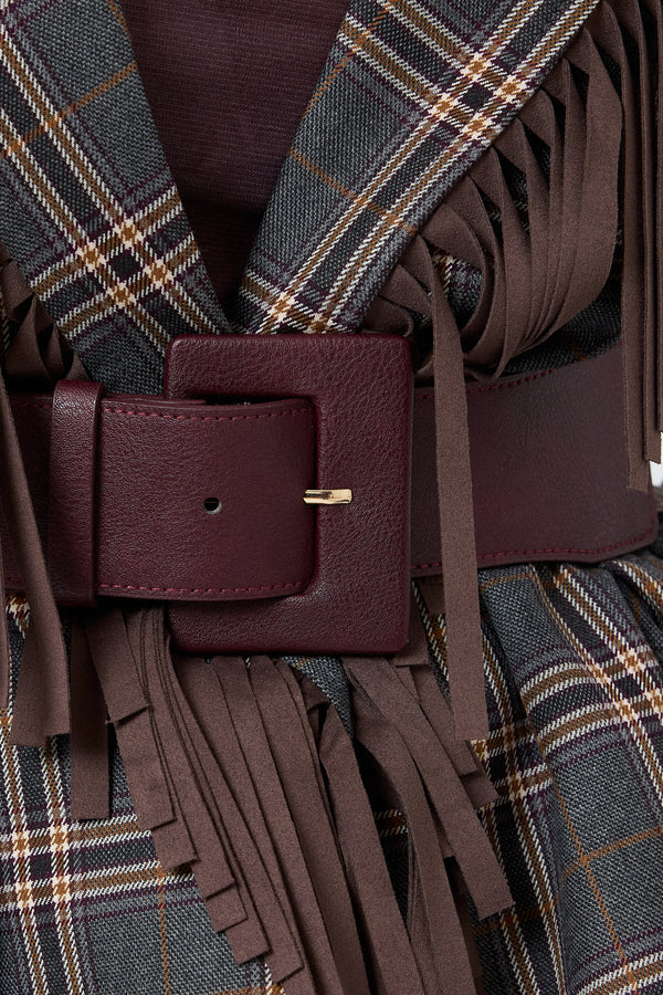 Cintura bordeaux FEDERICA BI