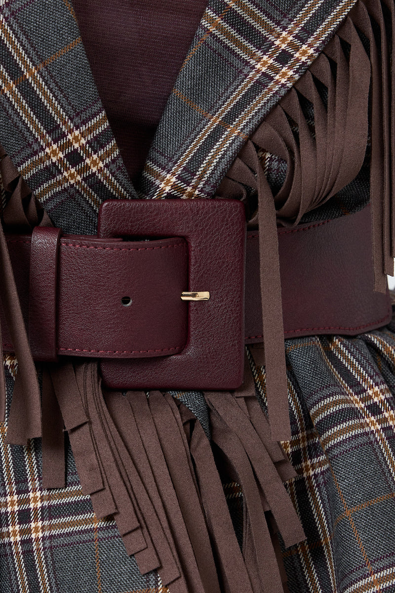 Cintura bordeaux FEDERICA BI