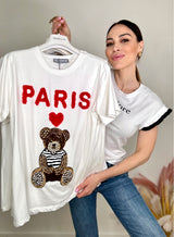 T-shirt PARIS CUORE TEDDY FEDERICA BI