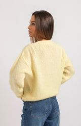 Maglione con colletto gioiello FEDERICA BI (due colori)