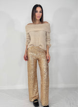 Pantalone in paillettes FEDERICA BI