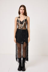 Abito nero in pizzo FEDERICA BI