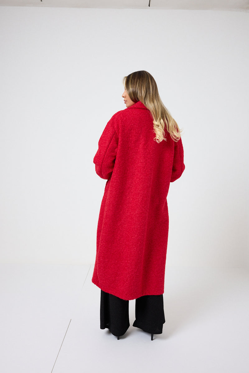 Cappotto rosso FEDERICA BI