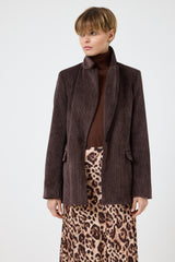 Blazer in velluto moro FEDERICA BI