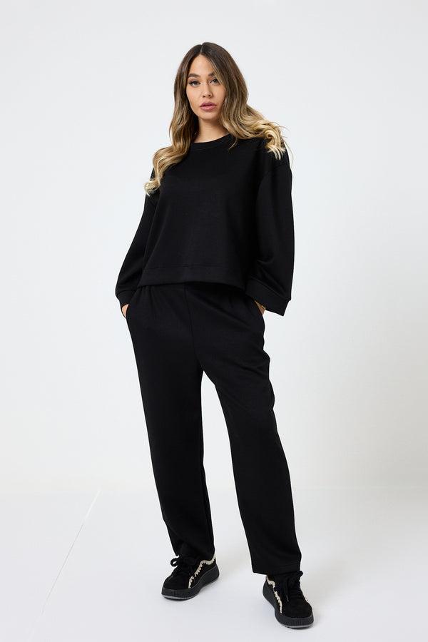 Completo tuta nera in punto Milano FEDERICA BI