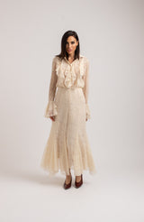 Camicia in pizzo crema FEDERICA BI