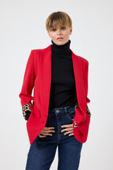Blazer rosso FEDERICA BI