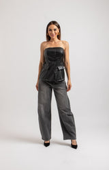 Top FEDERICA BI in ecopelle