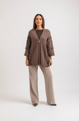 Cardigan frange FEDERICA BI