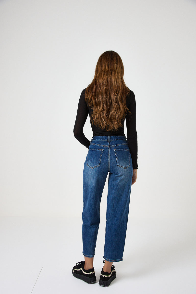 Denim blu elasticizzato charms FEDERICA BI