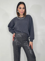 Pantalone in paillettes FEDERICA BI