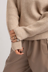 Maglia beige AURORA BY FEDERICA BI